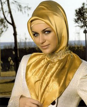 ربطات حجاب بالوان مختلفة